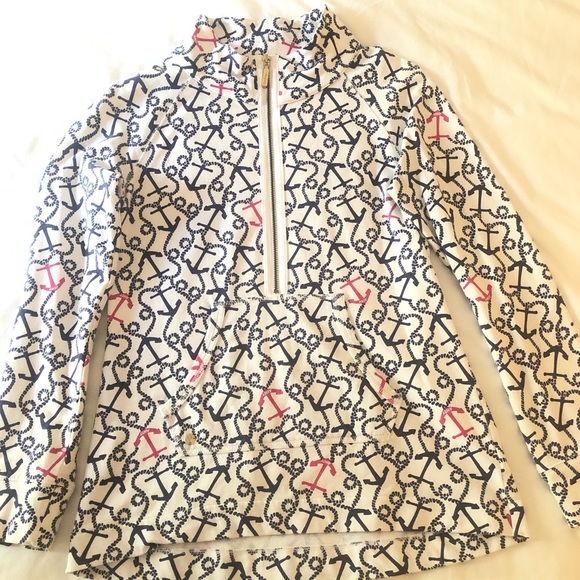 Lilly Pulitzer Tops - Lilly Pulitzer Quarter Zip Pullover
